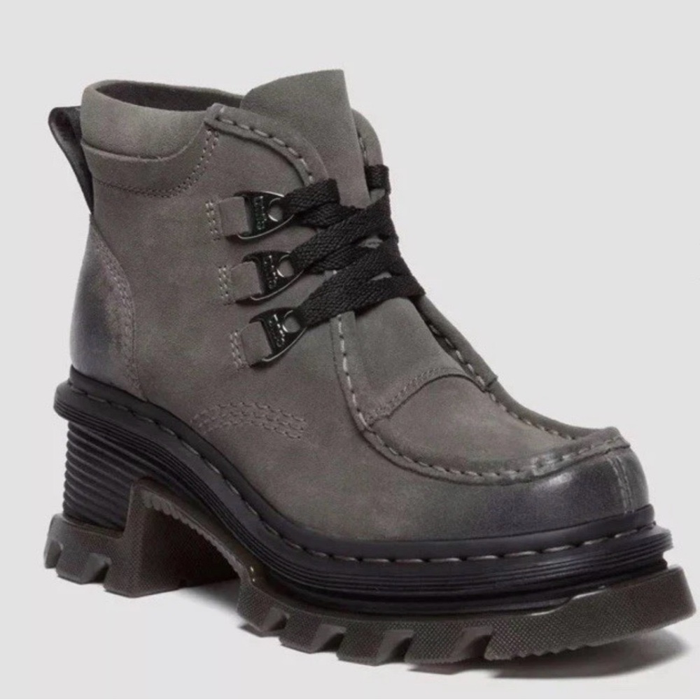 Dr. Martens Corran 3-Eye Atlas Leather Heeled Boots